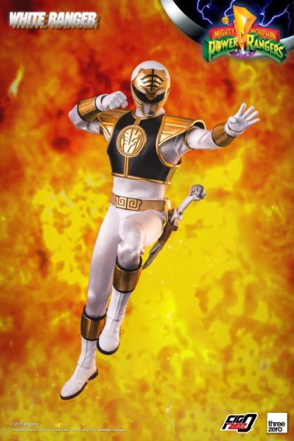 Mighty Morphin Power Rangers FigZero White Ranger 1/6 Scale Figure