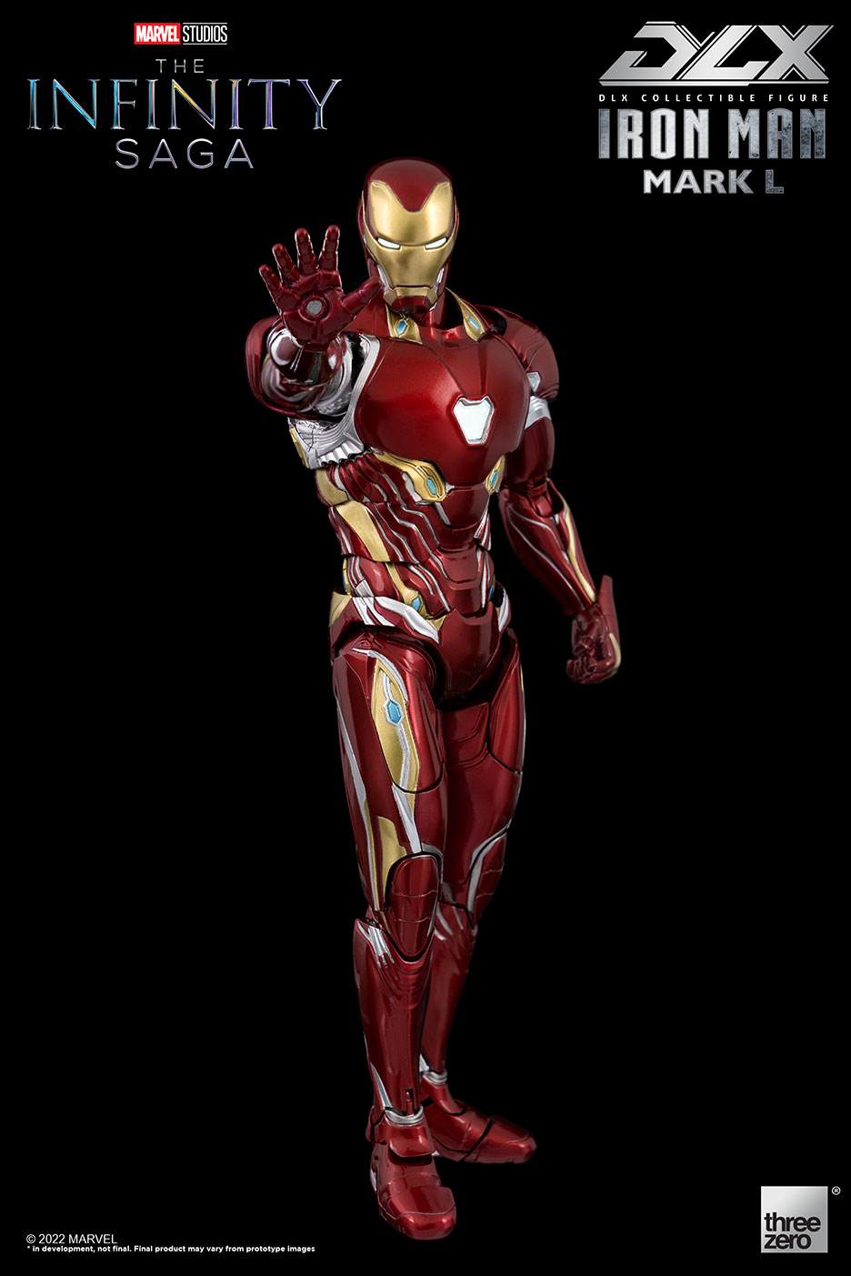Avengers Infinity War Iron Man Mark 50 Figure by ThreeZero Kapow Toys