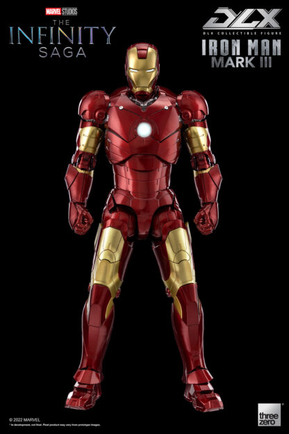 Avengers: Infinity Saga DLX Iron Man Mark 3 1/12 Scale Figure by Threezero