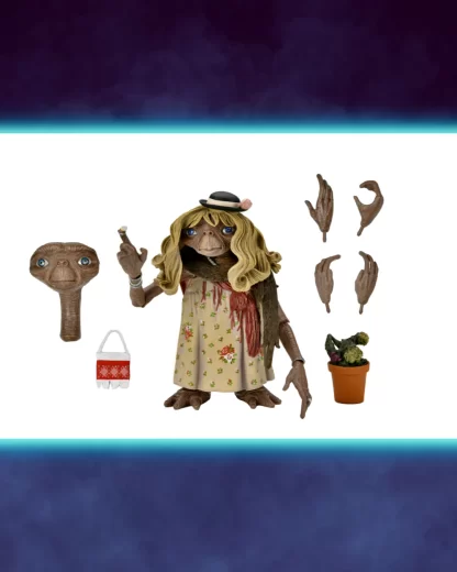 E.T. The Extra-Terrestrial 40th Anniversary Ultimate Dress Up E.T. 7" Scale Action Figure