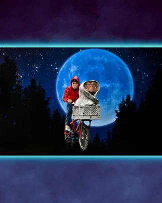 E.T. The Extra-Terrestrial 40th Anniversary Elliott and E.T. on Bicycle 7" Scale Action Figure
