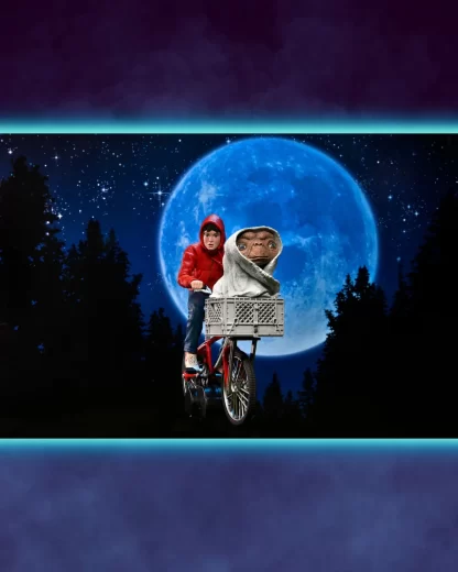 E.T. The Extra-Terrestrial 40th Anniversary Elliott & E.T. on Bicycle 7" Scale Action Figure