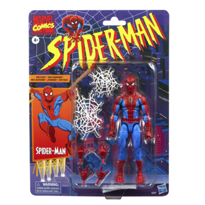 Marvel Legends Retro Series Cel Shaded Spider-Man Action Figure