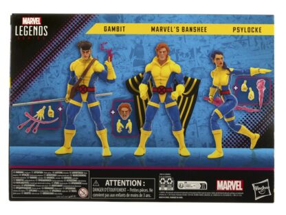 Marvel Legends X-Men Team Suit 3 Pack Psylocke, Banshee and Gambit