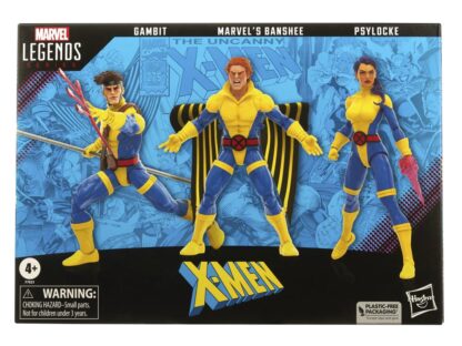 Marvel Legends X-Men Team Suit 3 Pack Psylocke, Banshee and Gambit