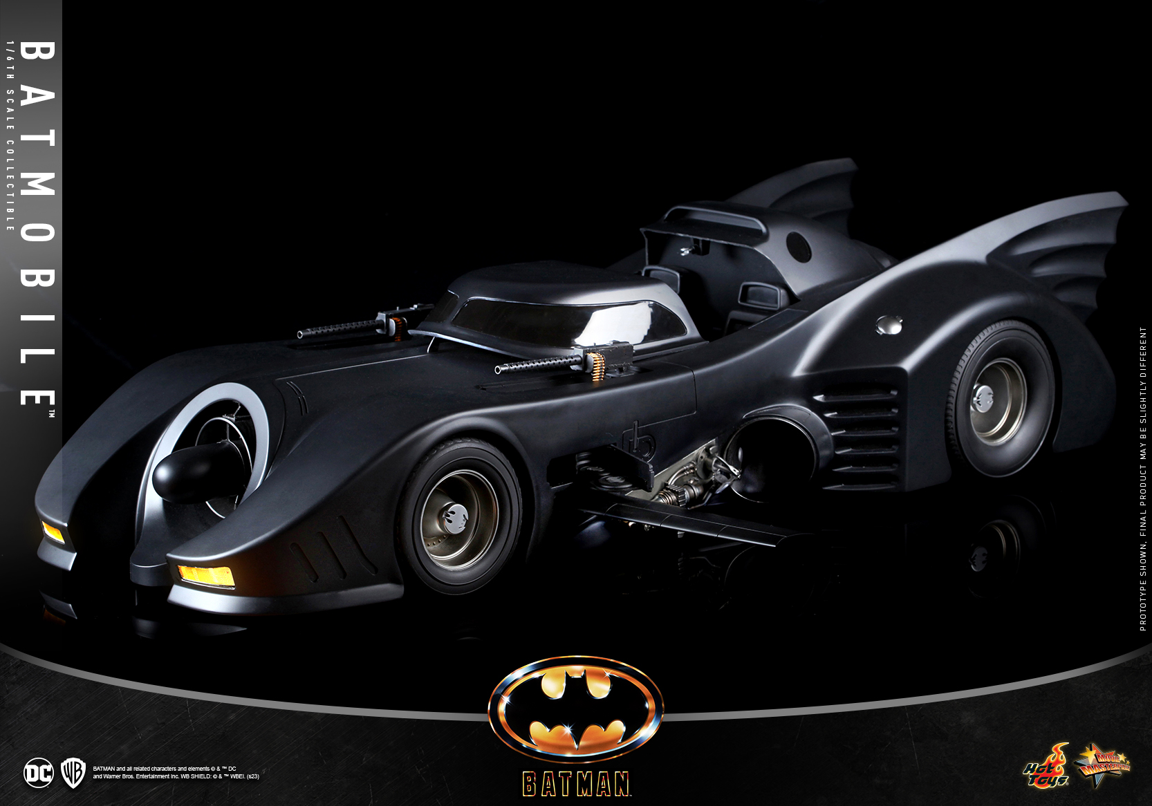 Porte-clé métal SD Toys Batman 1989 Batmobile - Bagagerie - Accessoires