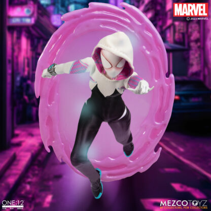 Mezco One:12 Collective Spider-Man Spider Gwen ( Ghost Spider ) Action Figure