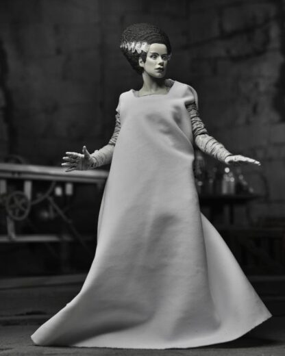 NECA Universal Monsters Bride of Frankenstein Ultimate Action Figure Black and White