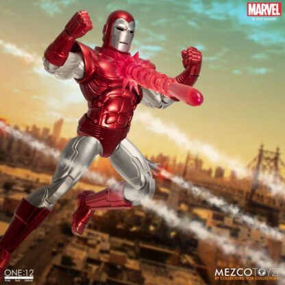 Mezco One:12 Collective Silver Centurion Iron Man