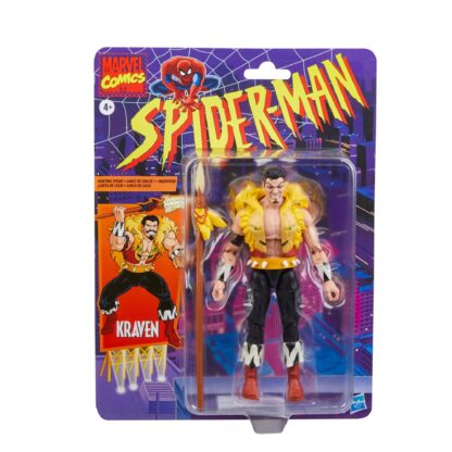 Marvel Legends Kraven the Hunter Spider-Man Retro Carded Figure