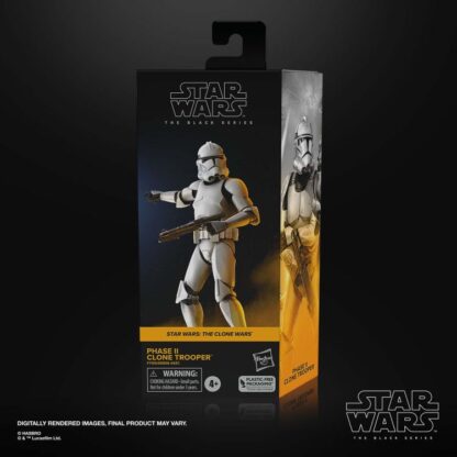 Star Wars The Black Series Phase II Clone Trooper ( The Clone Wars )