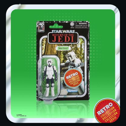 Star Wars The Retro Collection Biker Scout ( Includes Protective Case )