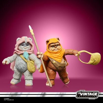 Star Wars The Vintage Collection Ewoks Wicket and Kneesaa