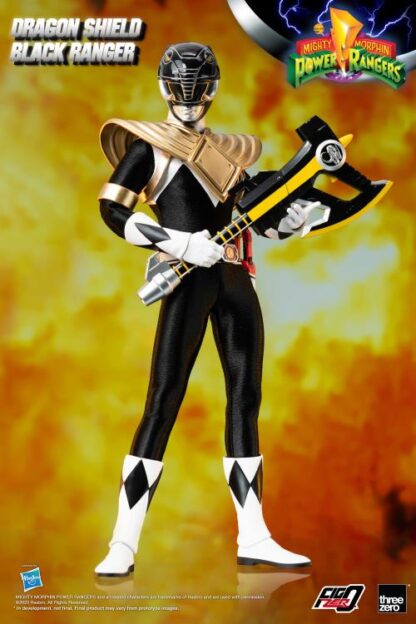 Threezero FigZero Power Rangers MMPR Black Ranger