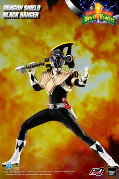 Threezero FigZero Power Rangers MMPR Black Ranger