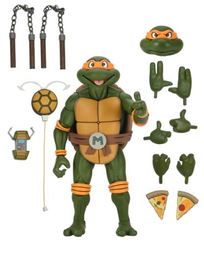 NECA Teenage Mutant Ninja Turtles 1/4 Scale Toon Michelangelo