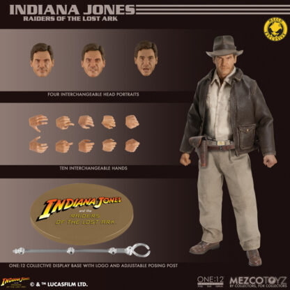 Mezco One:12 Collection Indiana Jones Raiders of the Lost Ark Action Figure