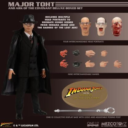 Mezco One:12 Collective Major Arnold Toht Raiders of the Lost Ark Figure