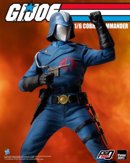 Threezero FigZero G.I.Joe Cobra Commander 1/6 Scale Figure