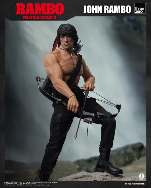 Threezero Rambo First Blood Part II Rambo Figure – Kapow Toys