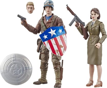 Marvel Legends Captain America and Peggy Carter 2 Pack