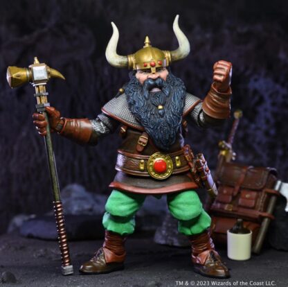 NECA Dungeons & Dragons Ultimate Elkhorn the Good Dwarf Fighter