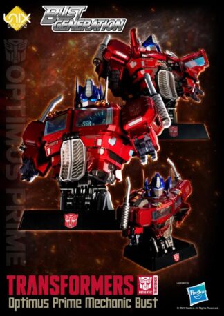Unix Square Transformers Optimus Prime Mechanic Bust