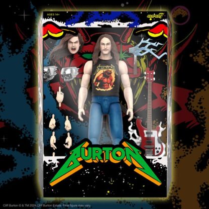 Super7 Ultimates Cliff Burton ( Superhero Poster ) Action Figure