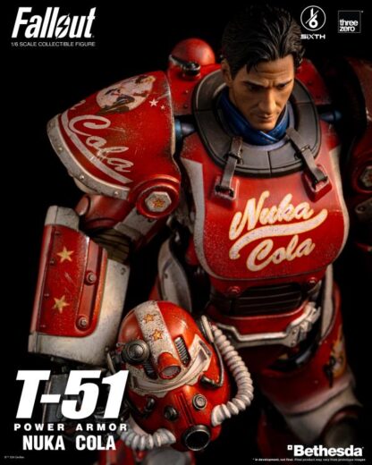 Threezero Fallout T-51 Power Armor (Nuka Cola) 1/6 Scale Figure