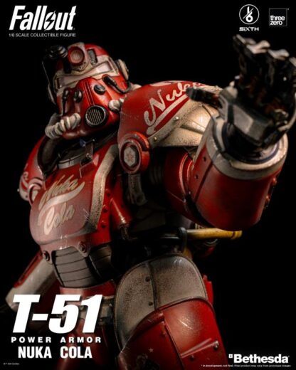 Threezero Fallout T-51 Power Armor (Nuka Cola) 1/6 Scale Figure