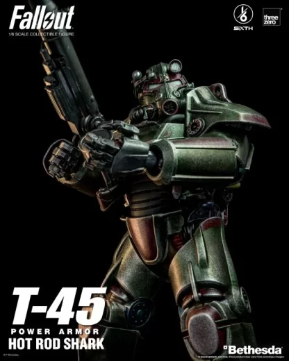 Threezero Fallout T-45 Power Armour (Hot Rod Shark) 1/6 Scale Figure