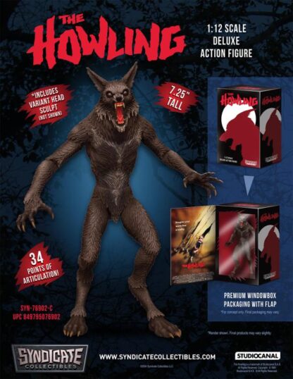 Syndicate Collectibles The Howling Werewolf 1/12 Scale Deluxe Figure