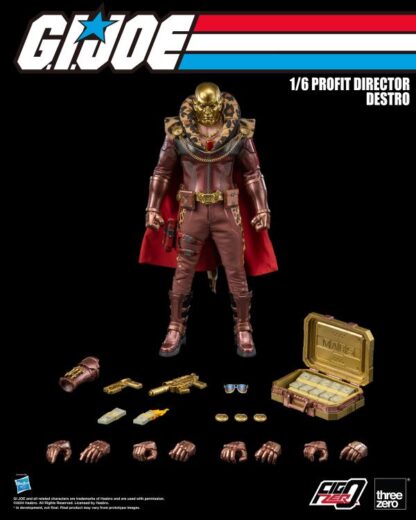 Threezero G.I. Joe FigZero Profit Director Destro Exclusive