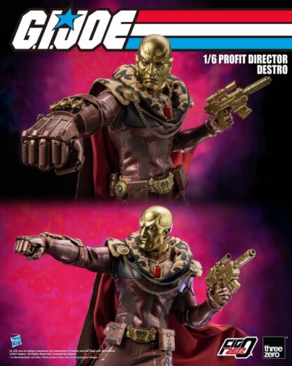 Threezero G.I. Joe FigZero Profit Director Destro Exclusive
