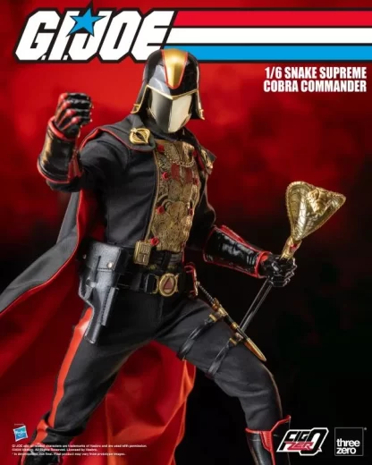 Threezero G.I. Joe FigZero Snake Supreme Cobra Commander Exclusive