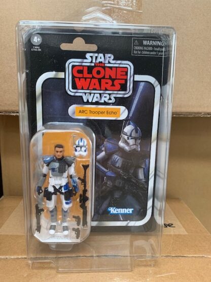 Star Wars The Vintage Collection ARC Trooper Echo and Ultimate Guard Case