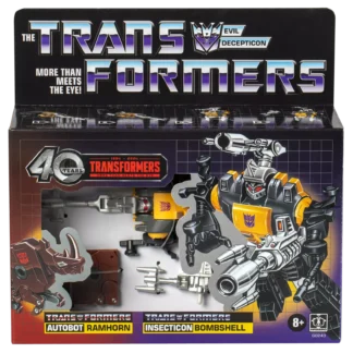 Transformers G1 Retro Reissue Insecticon Bombshell and Autobot Ramhorn