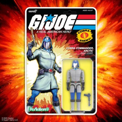 Super7 G.I.Joe ReAction+ Arctic Cobra Commander ( Cartoon )