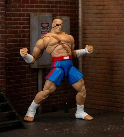 Jada Toys Ultra Street Fighter II Sagat Action Figure