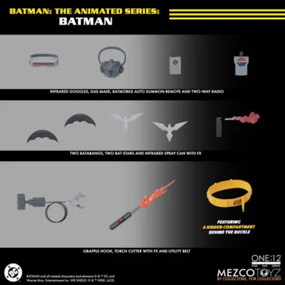 Mezco One:12 Collective Batman The Animated Series Batman Action Figure