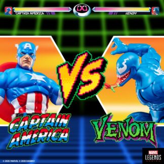 Marvel Legends Gamerverse Captain America Vs Venom 2 Pack
