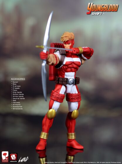 Loose Collector Liefeld Extreme Universe Shaft Action Figure ( Youngblood )