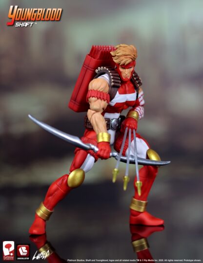 Loose Collector Liefeld Extreme Universe Shaft Action Figure ( Youngblood )