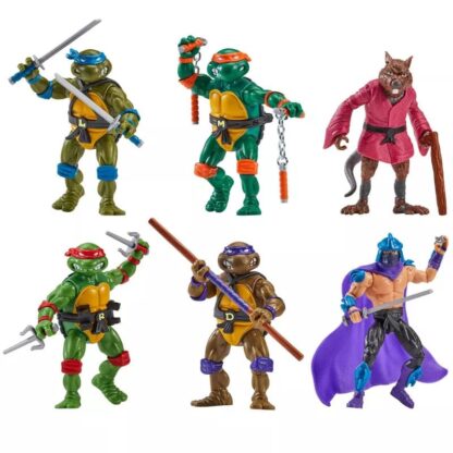 Teenage Mutant Ninja Turtles Action Figures 1988 Remastered 6 Pack