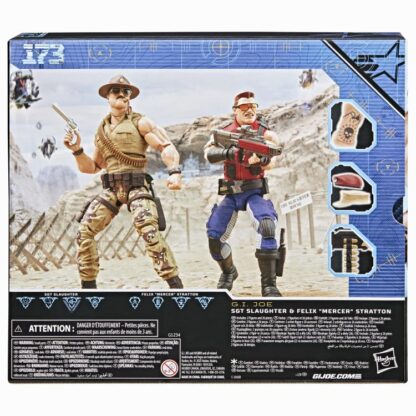 GI JOE Classified Sgt Slaughter and Mercer 2 Pack