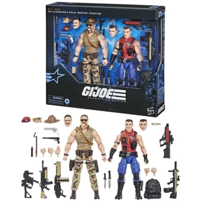 GI JOE Classified Sgt Slaughter and Mercer 2 Pack