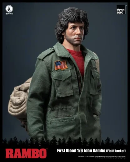 Threezero Rambo First Blood John Rambo Field Jacket SiXTH Action Figure