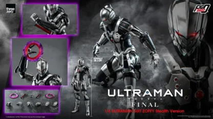 Threezero FigZero Ultraman Final Zoffy Stealth Suit 1/6 Scale Figure