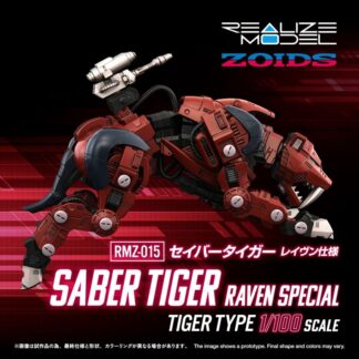 Zoids Realize Model RMZ-015 Saber Tiger Raven Special 1/100 Scale Model Kit