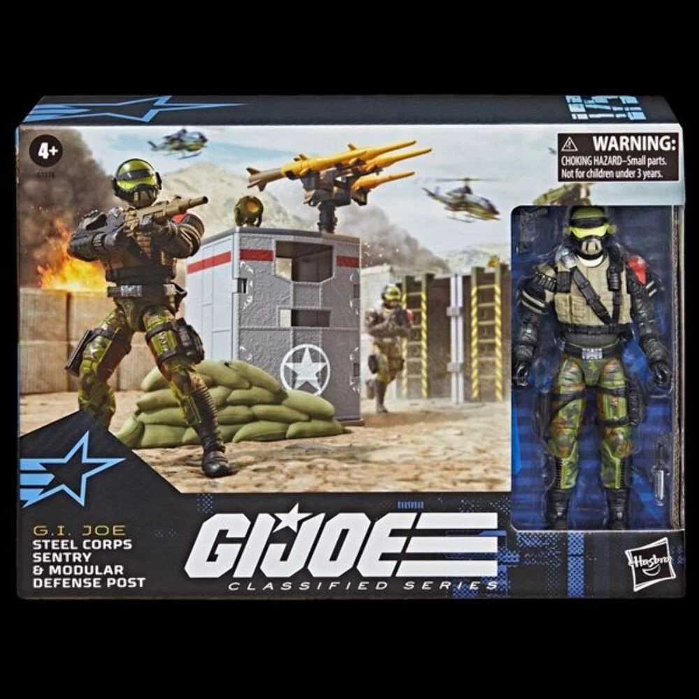 defense post 1 G.I. Joe Classified Modular Defense Post and Steel Corps Sentry